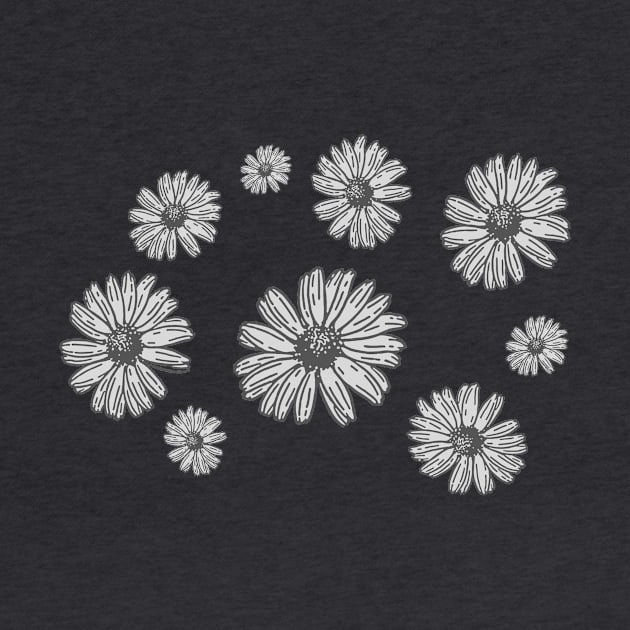 Daisy Flower Pattern - Floral by LukjanovArt